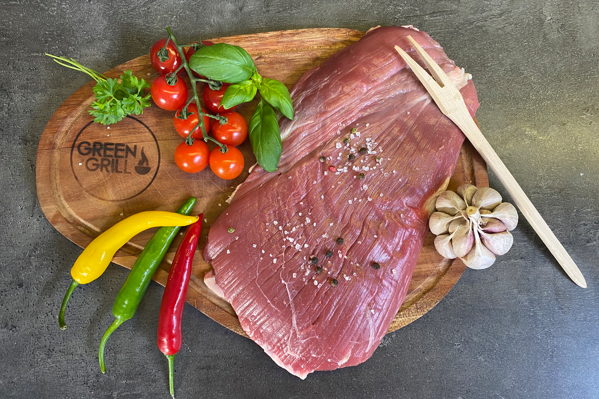 Bio hovězí flap steak