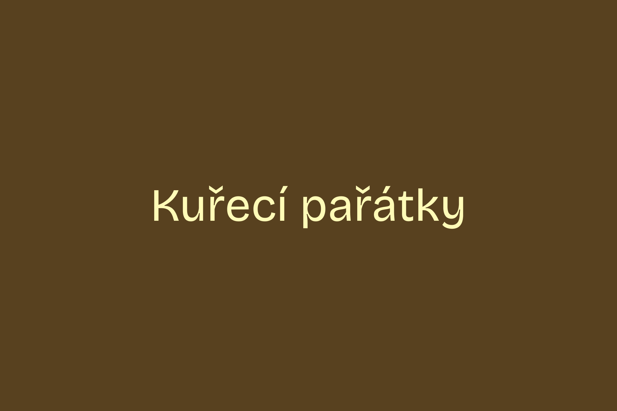 Kuřecí pařátky
