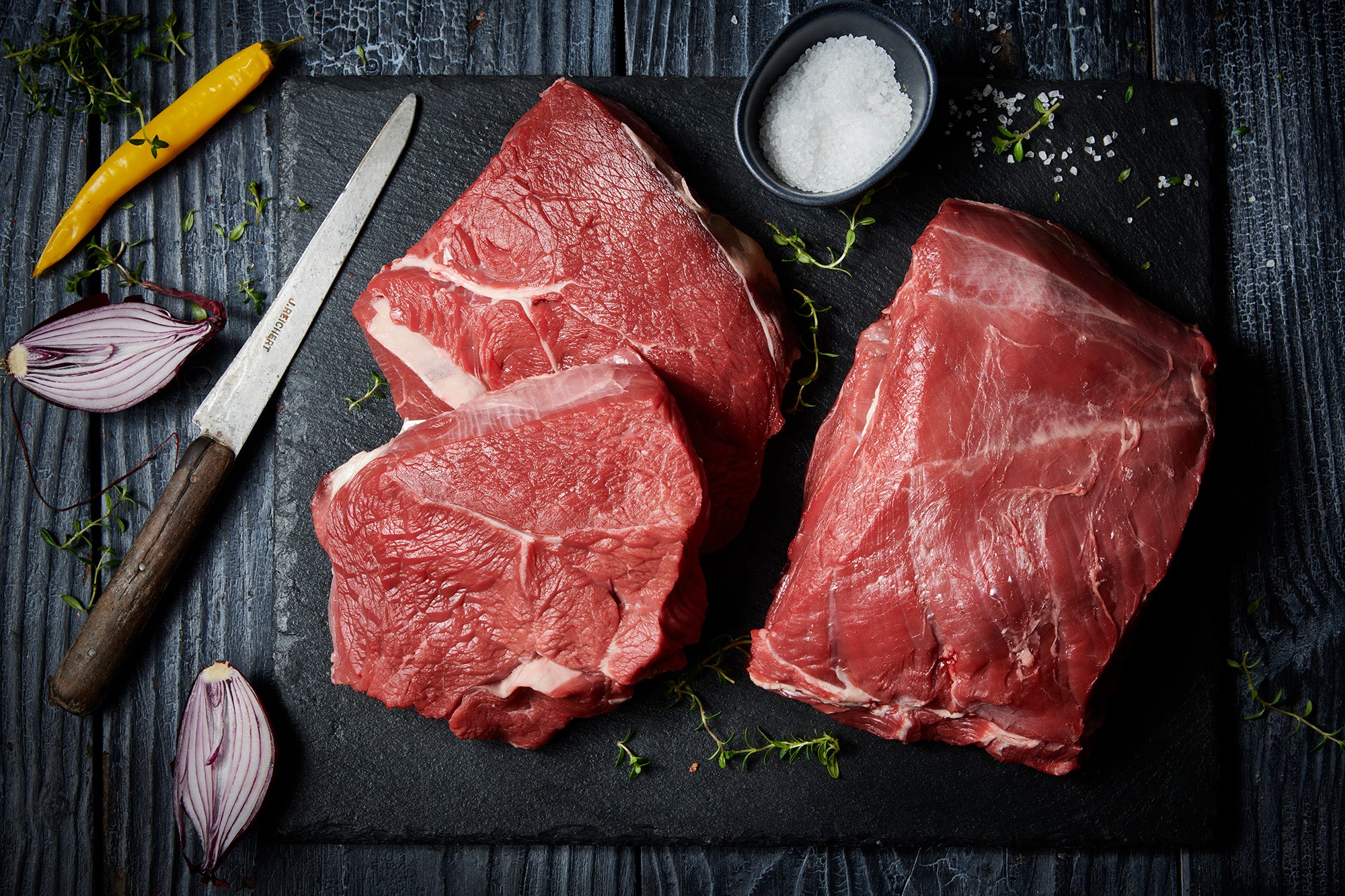 Bio hovězí rump steak