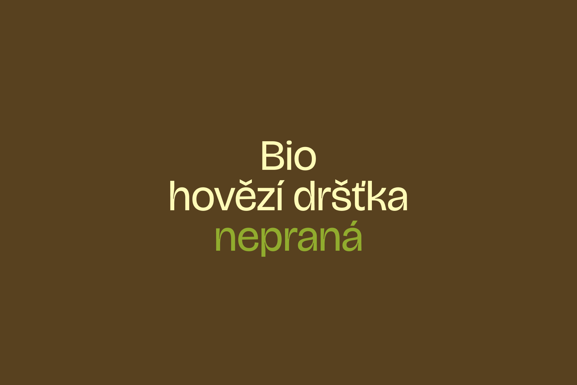 Bio hovězí dršťka nepraná