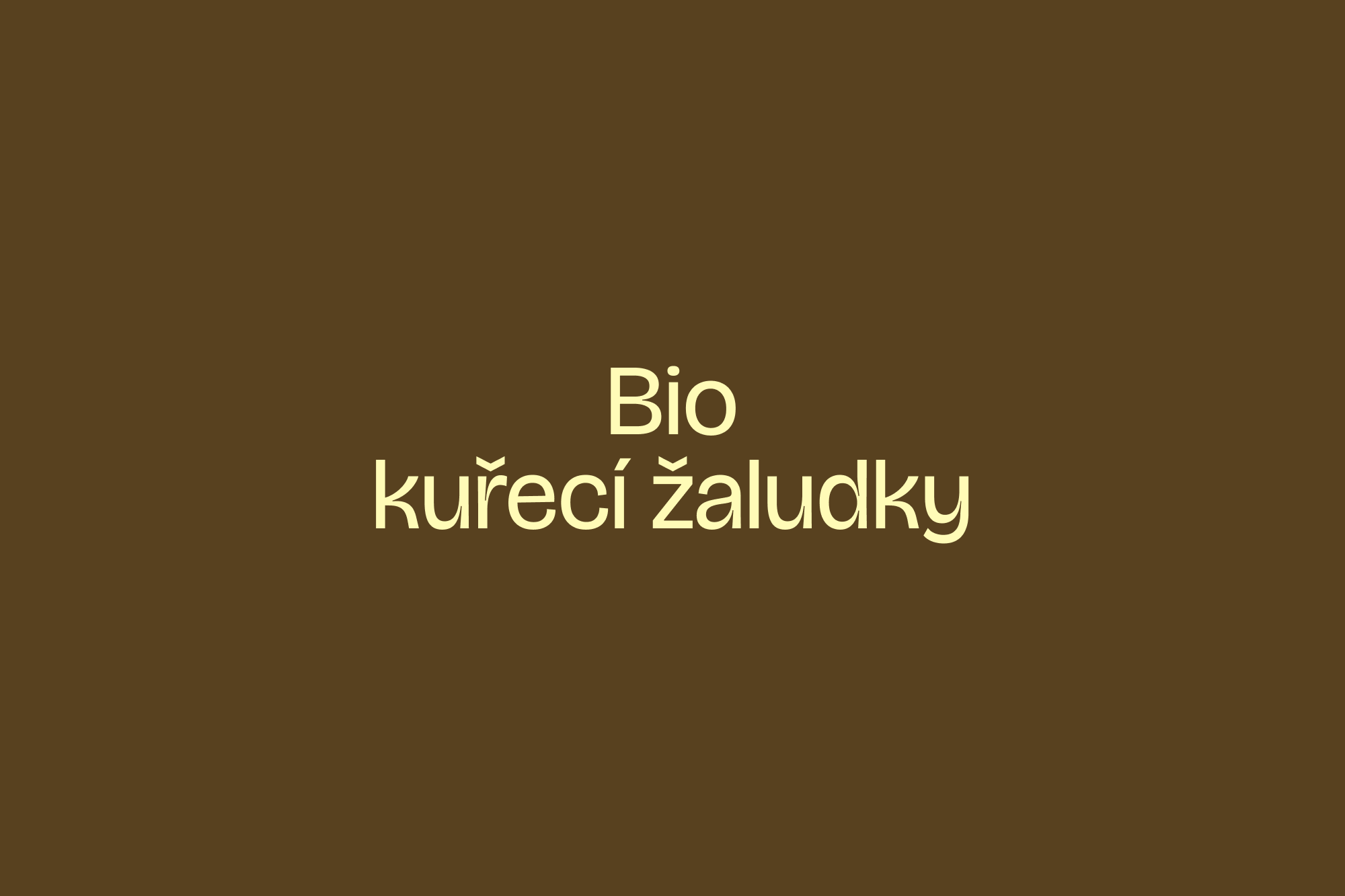 Bio kuřecí žaludky